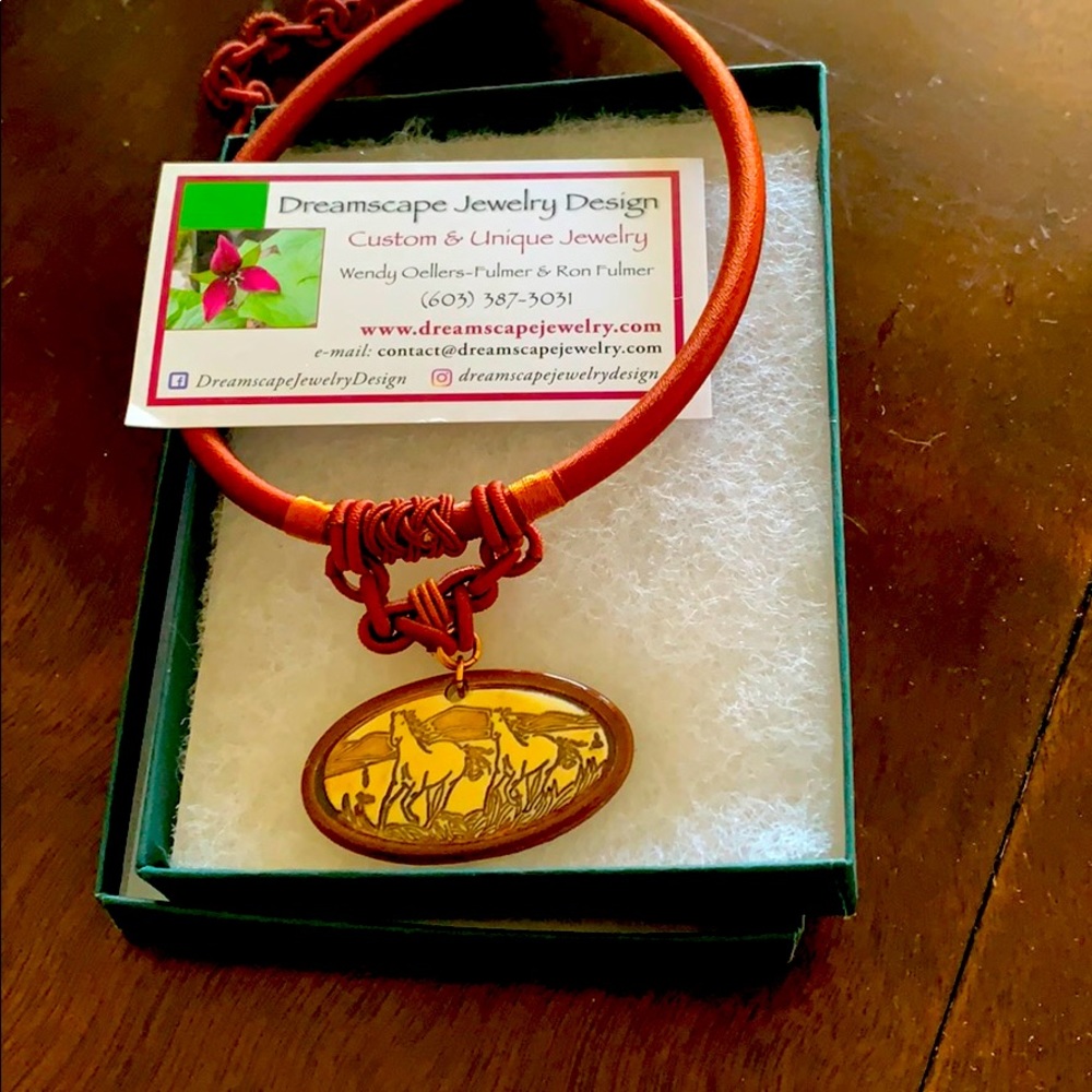 Custom horse necklace